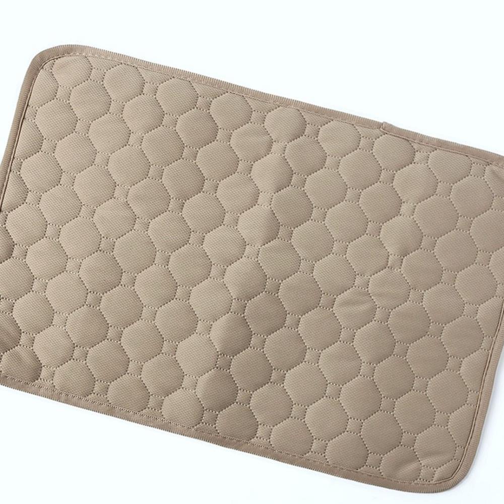 Oce 반영구 반려견 강아지 배변판 50x35cm 브라운 메트리스 카펫트 대형 배변 매트