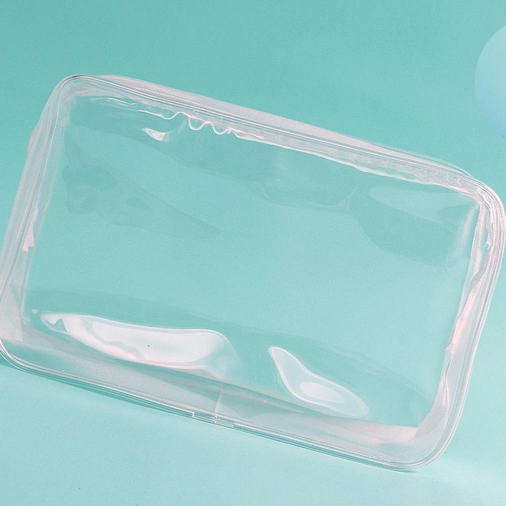 Oce 투명 여행 pvc 화장품 파우치백 22x15 지퍼 화장 세면 가방 매쉬 가방속 정리함  수납 토트백