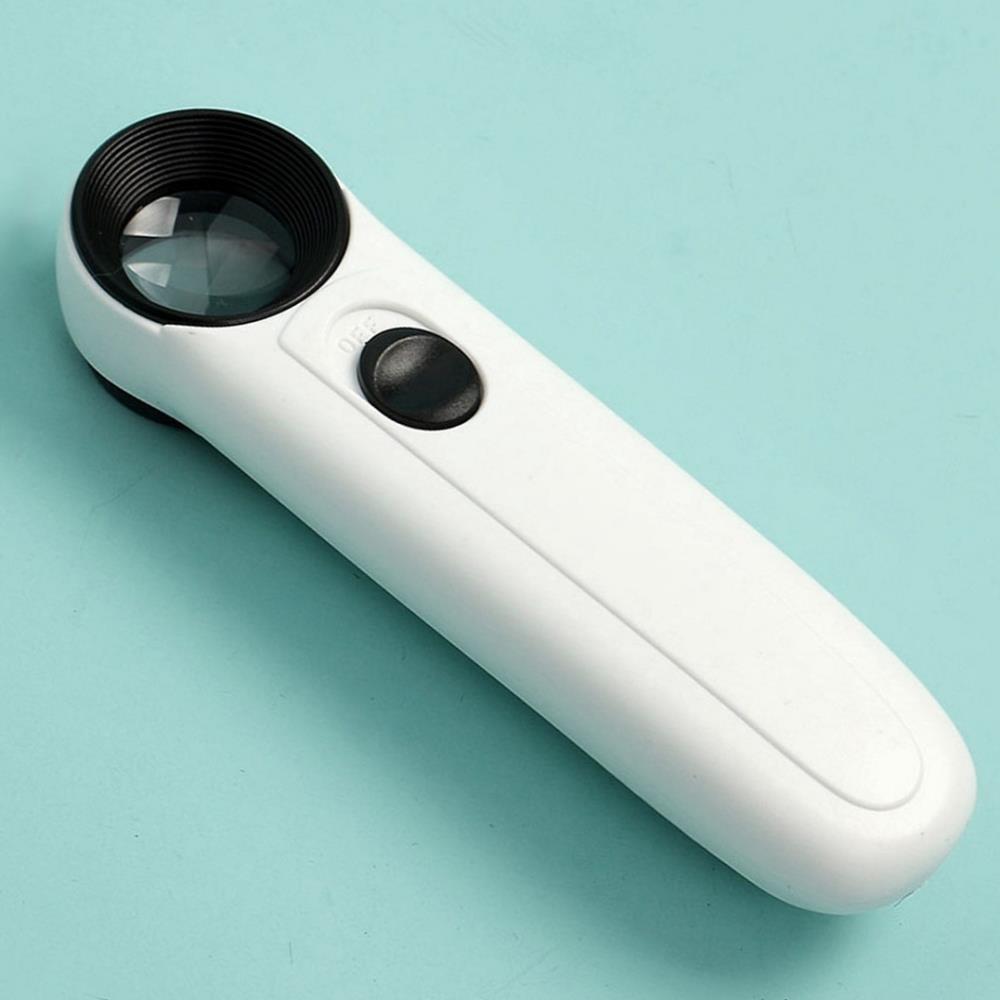Oce 정밀작업 라이트 광학렌즈 돋보기 40배율 볼록렌지 보안경 페이퍼 루페 휴대용 확대경