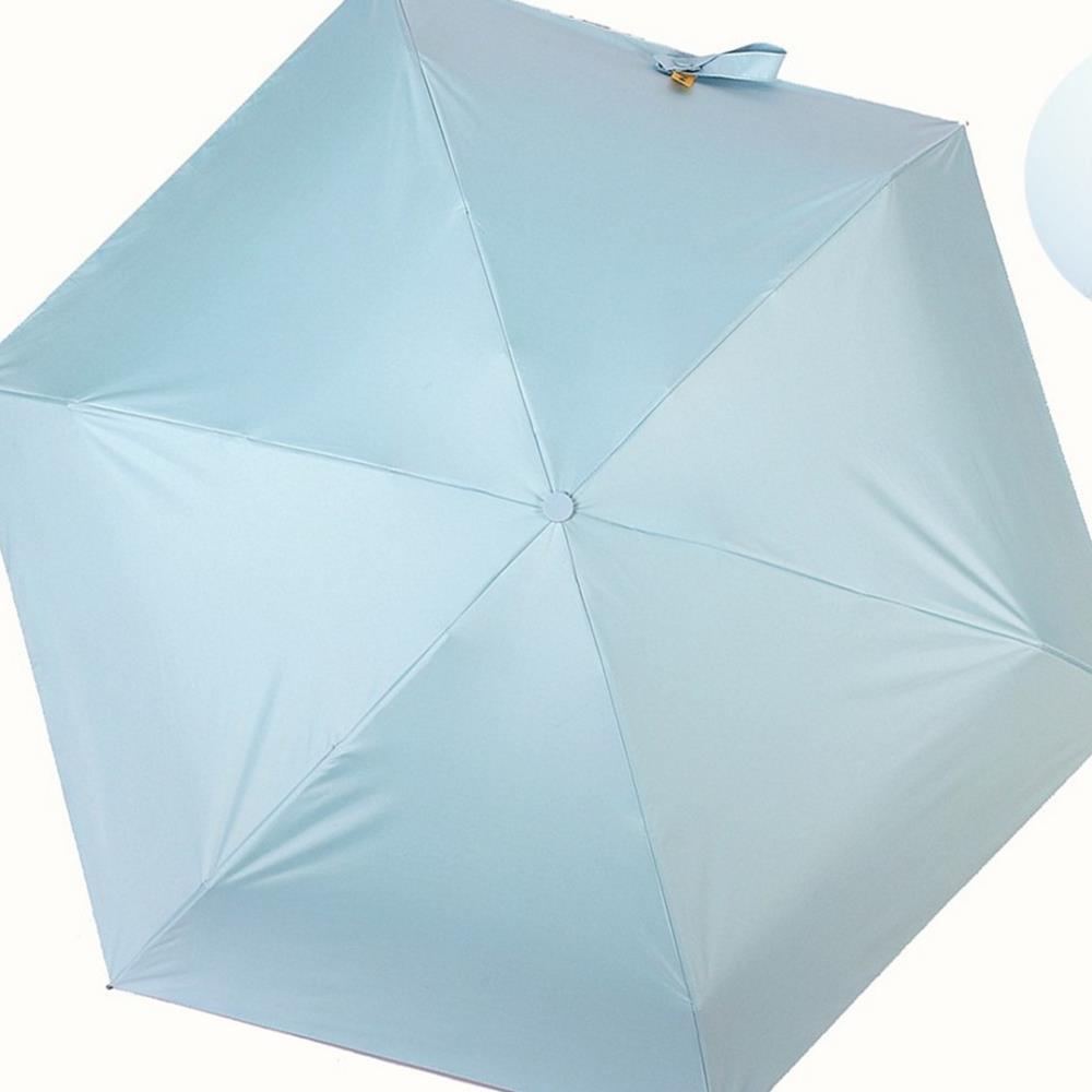 Oce 5단 캡 수동우산 겸 양산 스카이 컴팩트 작은 우양산 휴대용 수동우산 접이식  가벼운 단우산