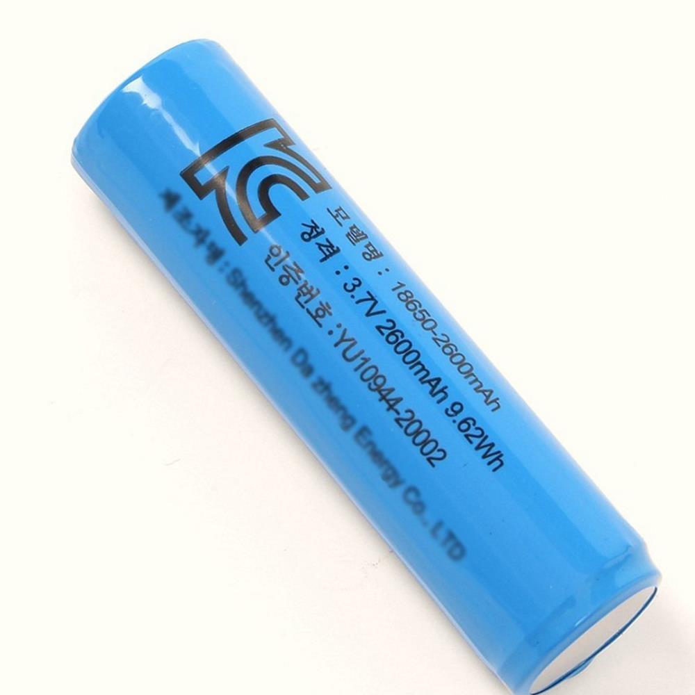 Oce 충전건전지 리튬이온배터리 2600mAh 2p 스몰캡 충전 밧데리 반영구 빠때리 장난감 빠떼리