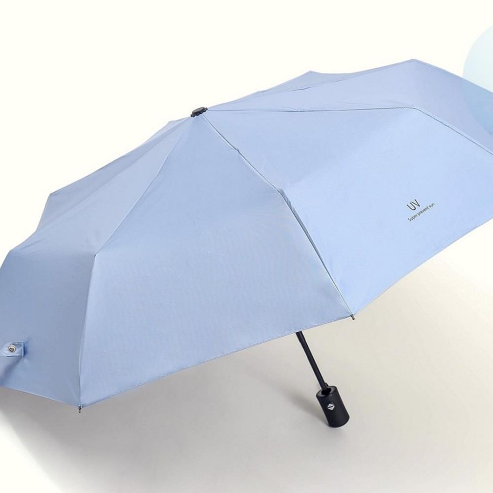 Oce 비비드 3단 완전 자동우산 겸 양산 스카이 초경량 양우산 휴대용 자동우산 예쁜 양우산