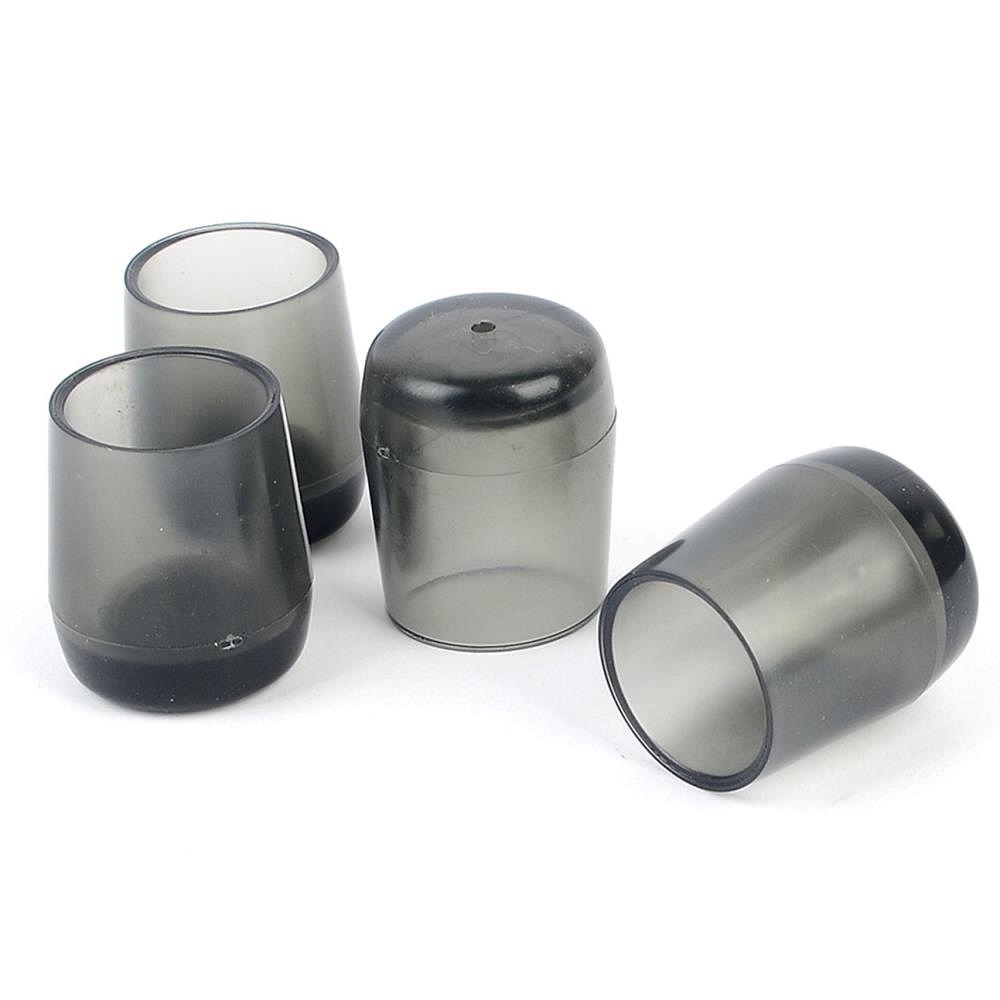 Oce 바닥 긁힘 방지 의자 신발 반투명 4p 의자 발 캡 커버 패드 부착