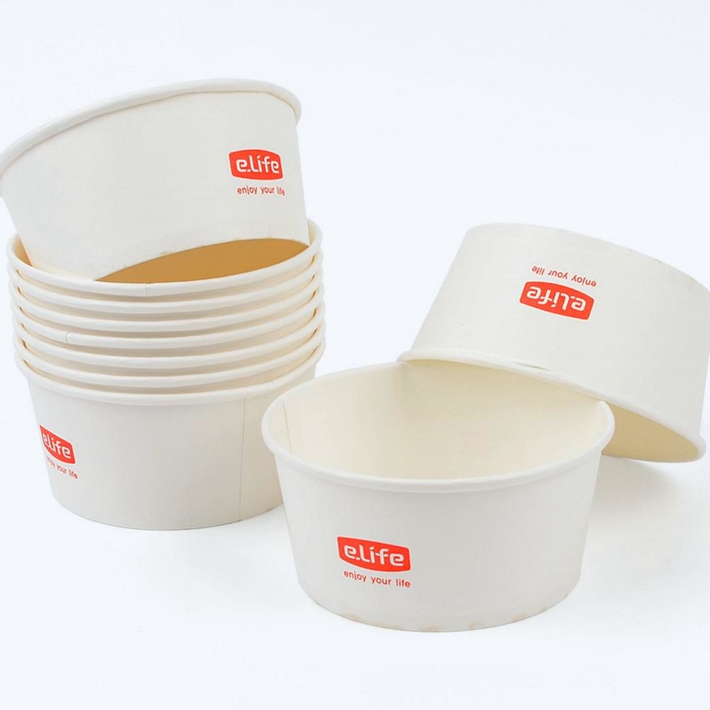 Oce 컵밥 떡볶이 배달음식 국대접 10p 파티 피로연 연회 paper dish 레저 등산 캠핑