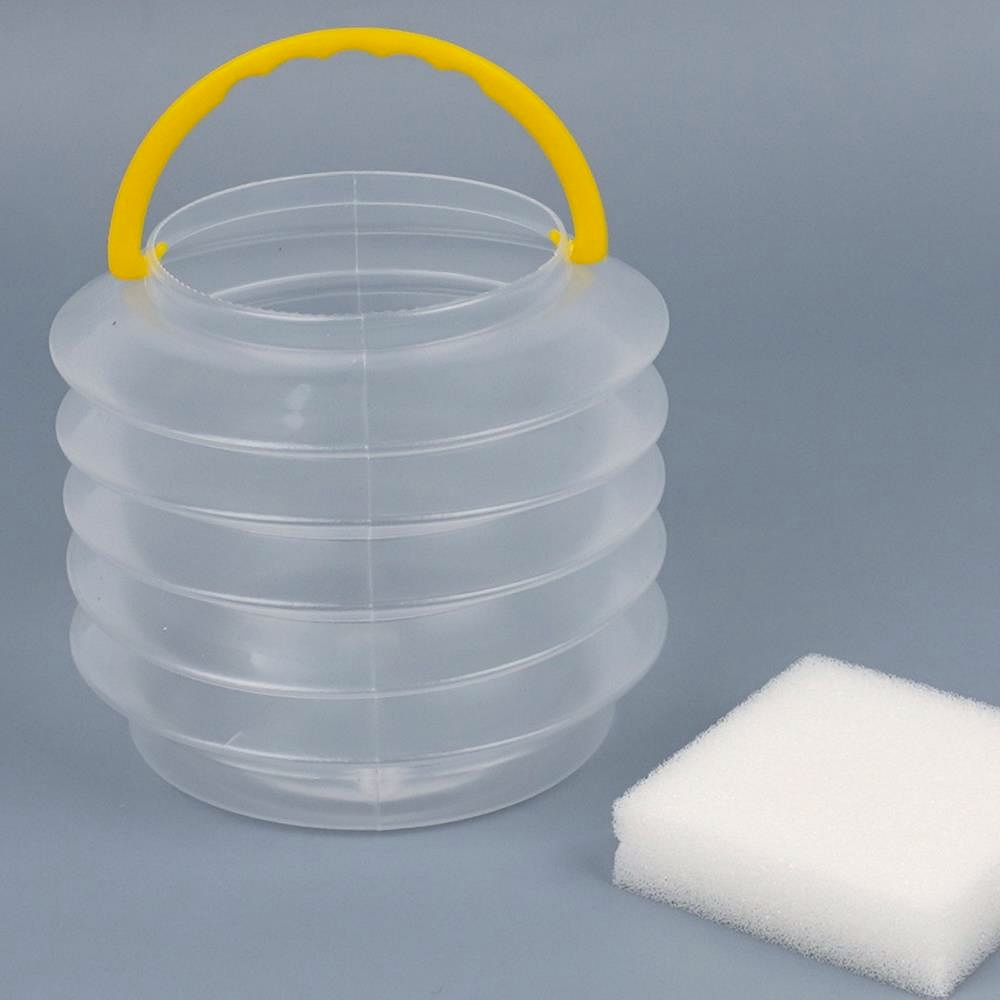 Oce 접이식 붓 세척 미술 물통 바스켓 화구 자바라 물통