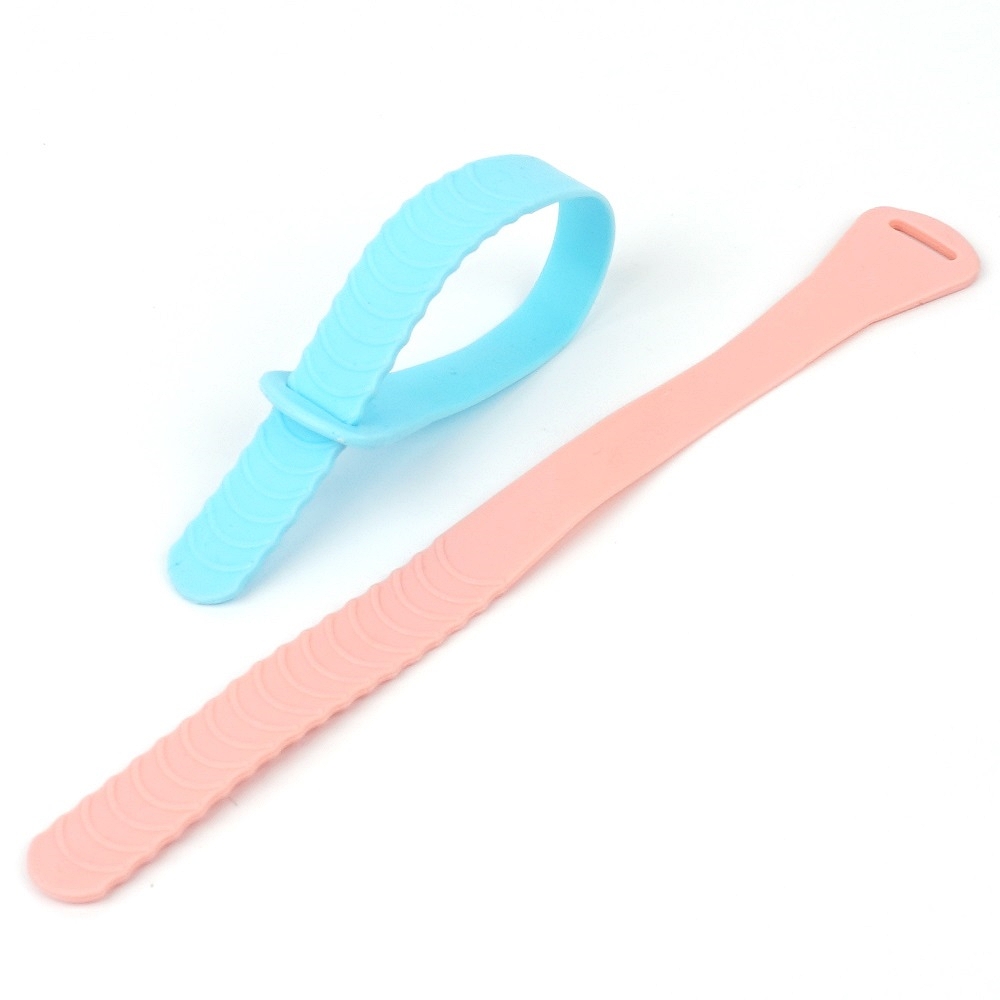 Oce 실리콘 반영구 전선 고정 밴드 1p 와이어 정리 고리 사무실 배선 정리 케이블 데스크 타이