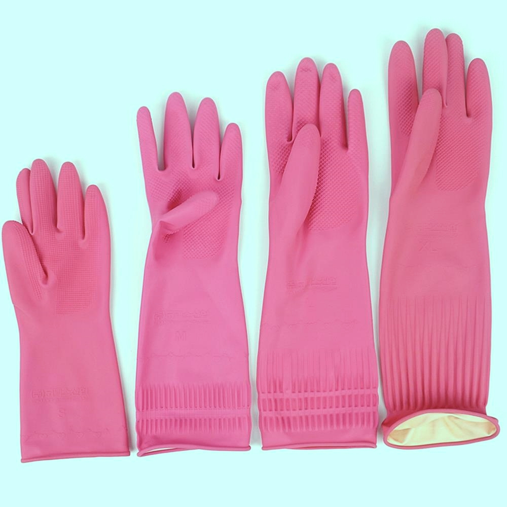Oce 생고무 질긴 주방 고무장갑 주방장갑 김장 고무장갑 청소 도구