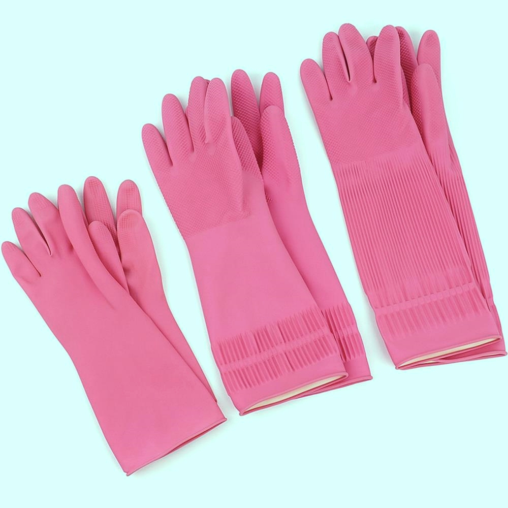 Oce 라텍스 질긴 주방 고무장갑 주방장갑 조리 도구 설거지 고무장갑