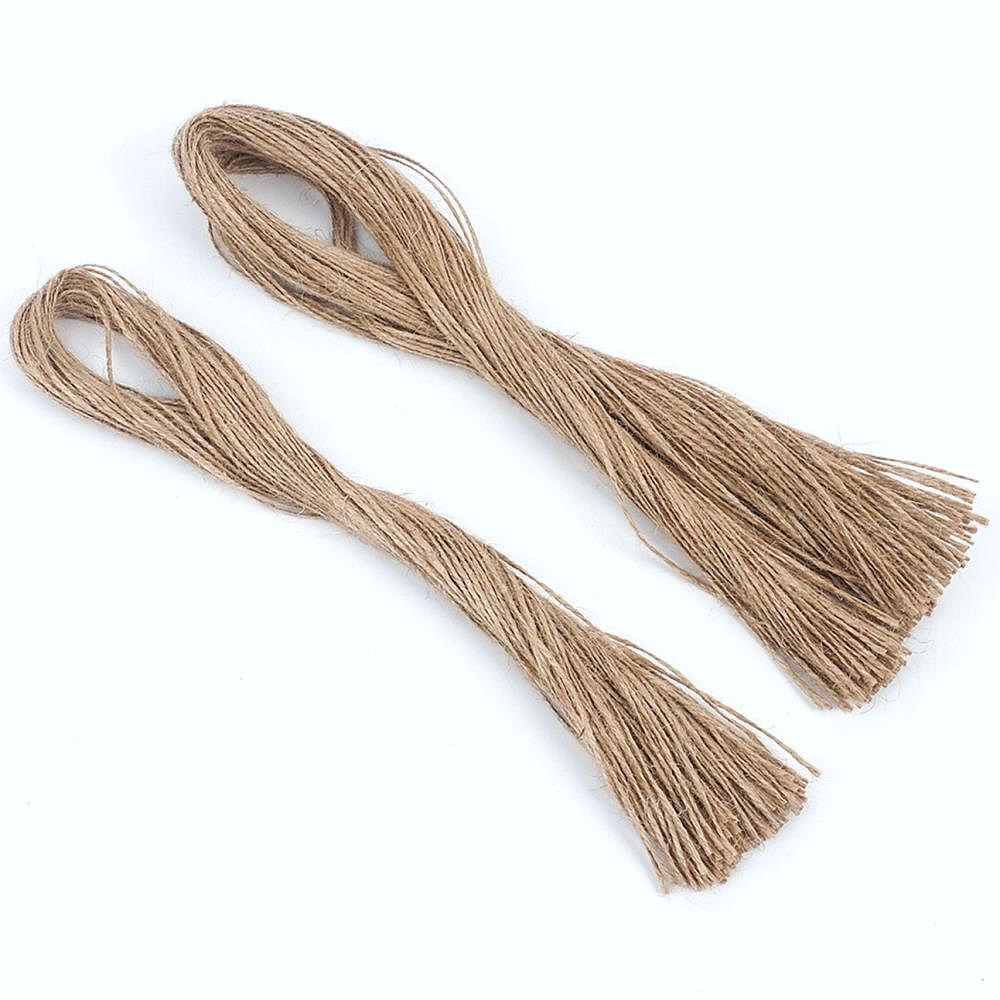 Oce 빈티지 포장 잘린 마끈 60cm 라피아 꼬임실 답례품 선물 리본 포장용 타이