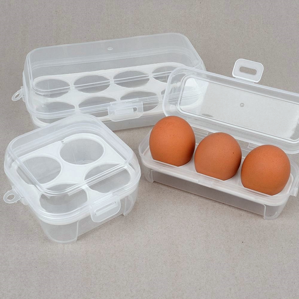Oce 휴대용 알 박스 계란 트레이 에그트레이 달걀 보관통 냉장고 디스펜서