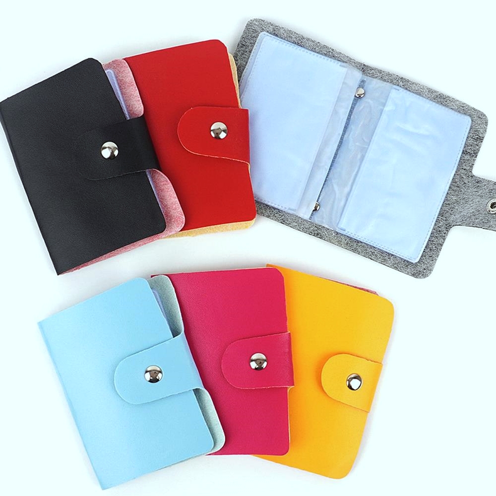 Oce 얇은 명함 카드 지갑 빈티지 지폐 클립 소형 명함 purse 라운딩 카드지갑