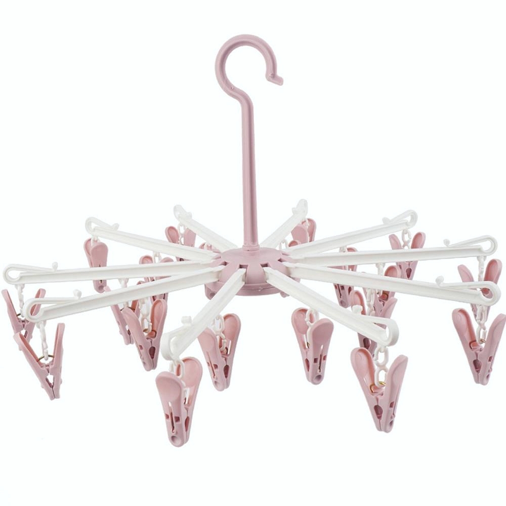 Oce 원형 건조 집게 회전 빨래걸이 걸이 와이어 후크 라인 끈 빨래집게 건조대