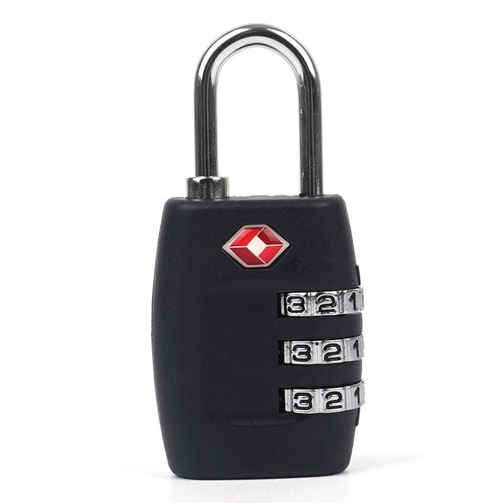 Oce 3단 캐리어 번호키 팩세이프 TSA 자물쇠 안전번호 열쇠 공항 가방 보안장치 여행 캐리어 락