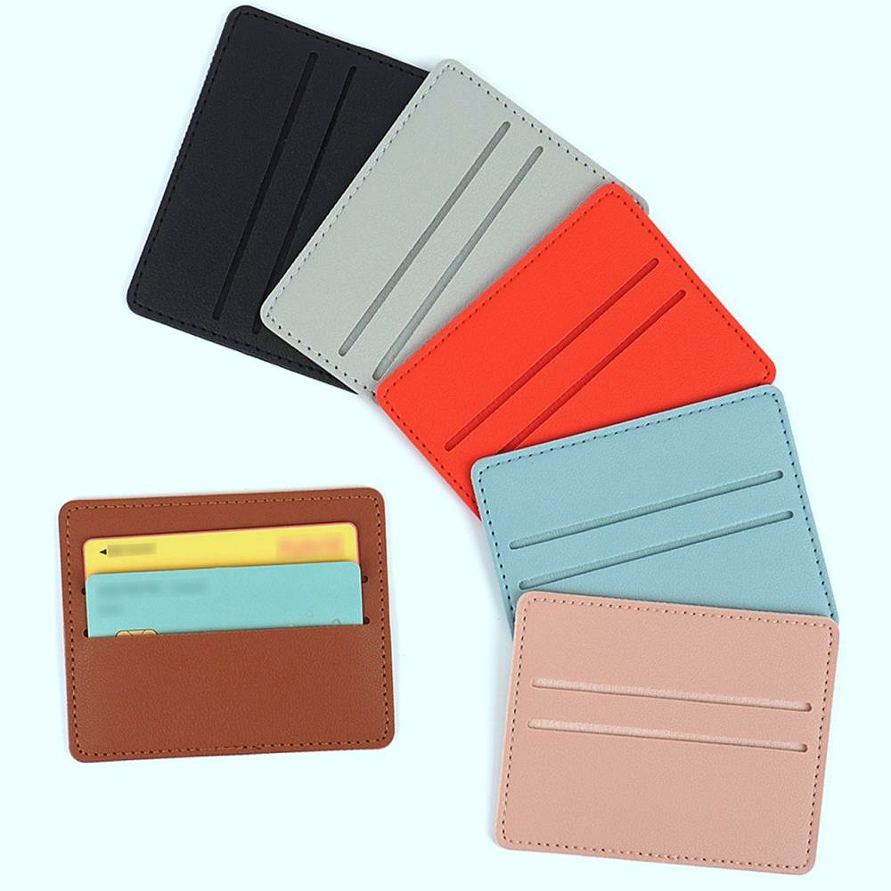 Oce 2단 얇은 명함 카드 지갑 소형 명함 purse 신분증 포켓 라운딩 카드지갑