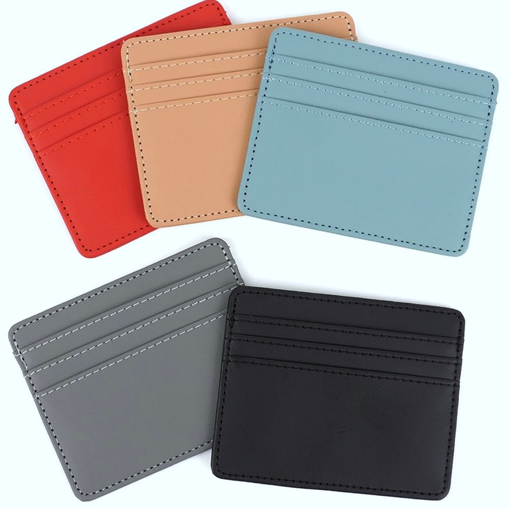 Oce 3단 얇은 명함 카드 지갑 슬림 카드 백 라운딩 카드지갑 달러 wallet