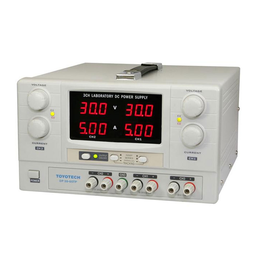 도요테크 30V 5A x2 2채널 5V 1A DC 전원공급장치 리니어 파워서플라이 (DP30-05TP)