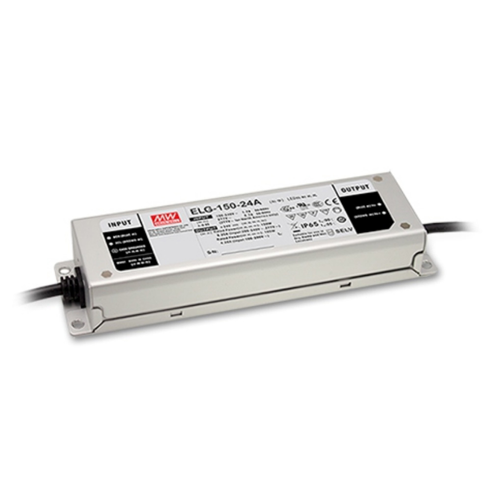 민웰 LED 컨버터 스마트 스케줄 디밍 타이머 PFC 방수 24V 6.25A 150W D2타입 (ELG-150-24D2-3Y)