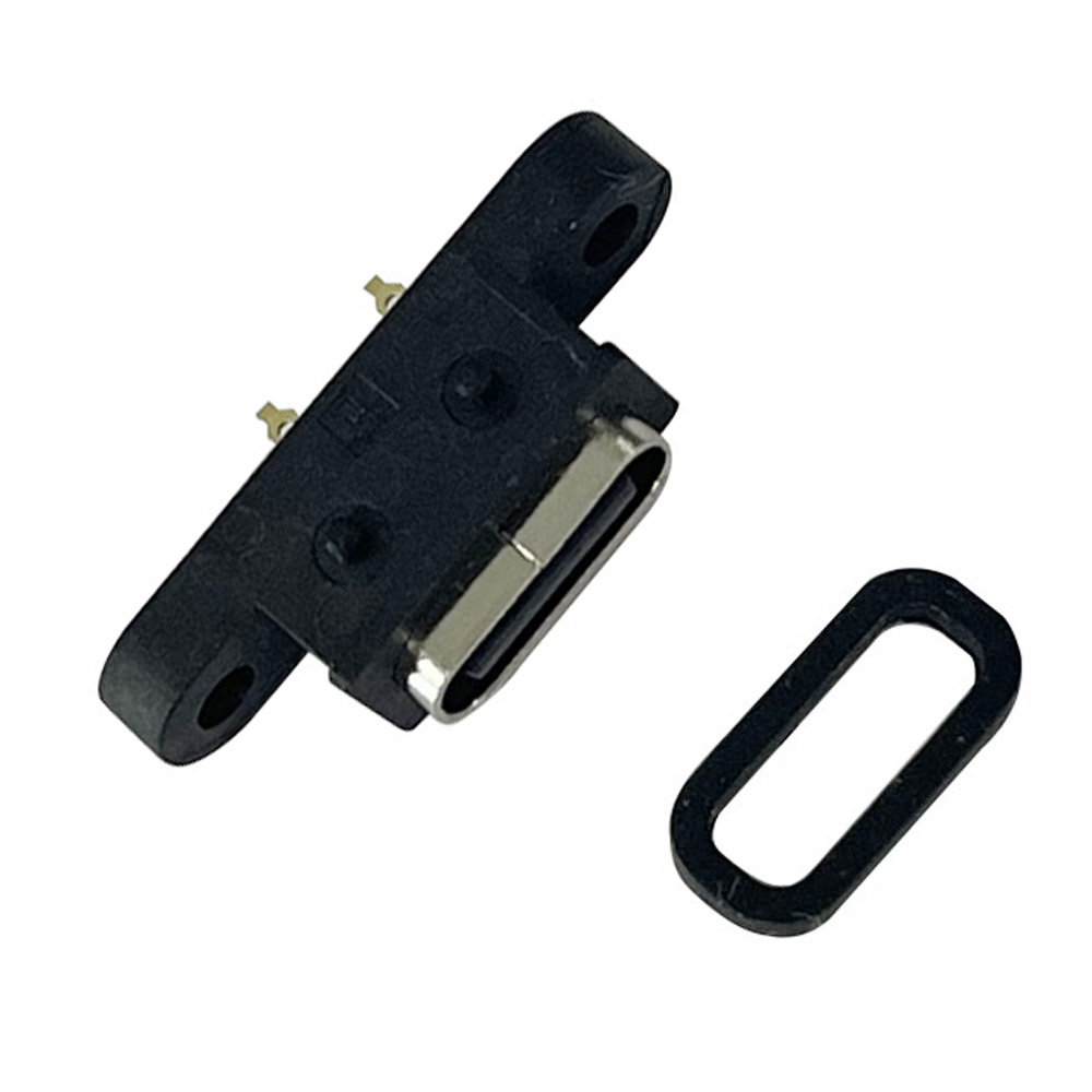 USB-C 커넥터 암타입 전원 2핀 매립형 방수 (HAC5601a)