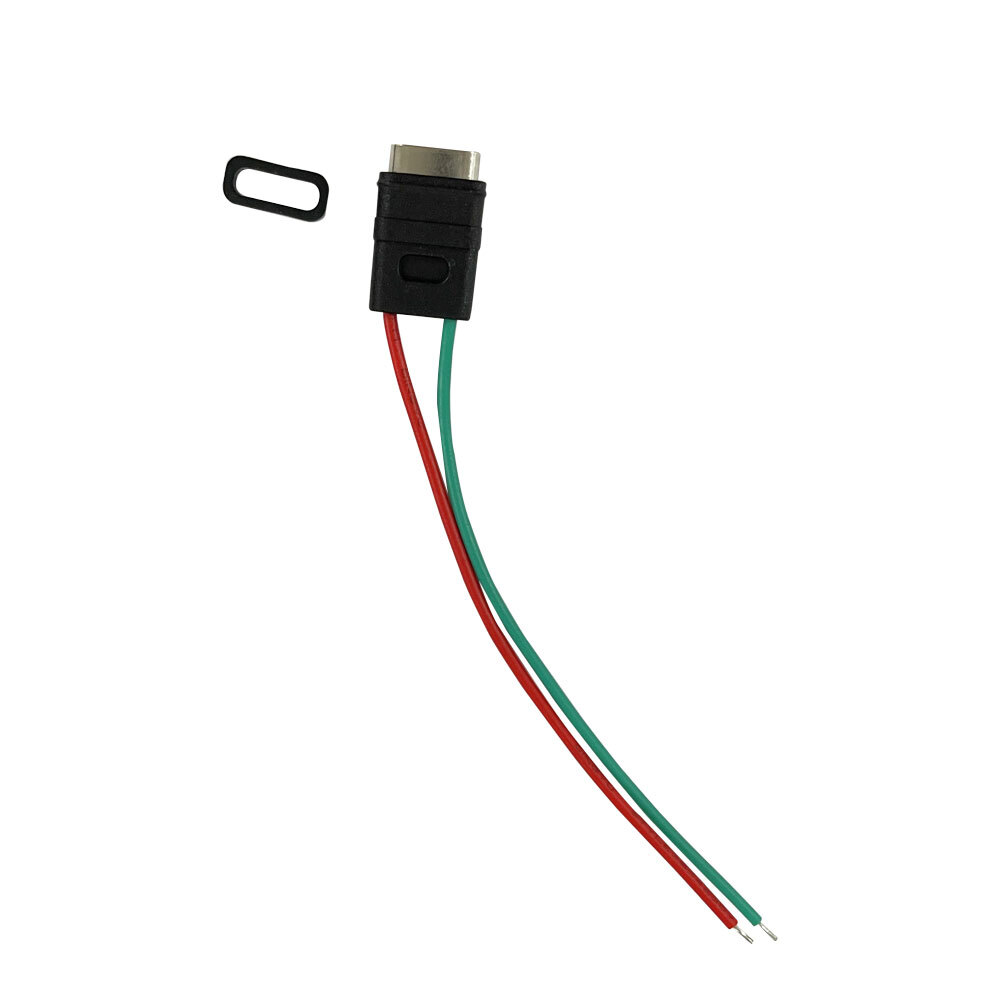 USB-C 커넥터 전원 케이블 암타입 매립형 방수 2선 8cm (HAC5818a)