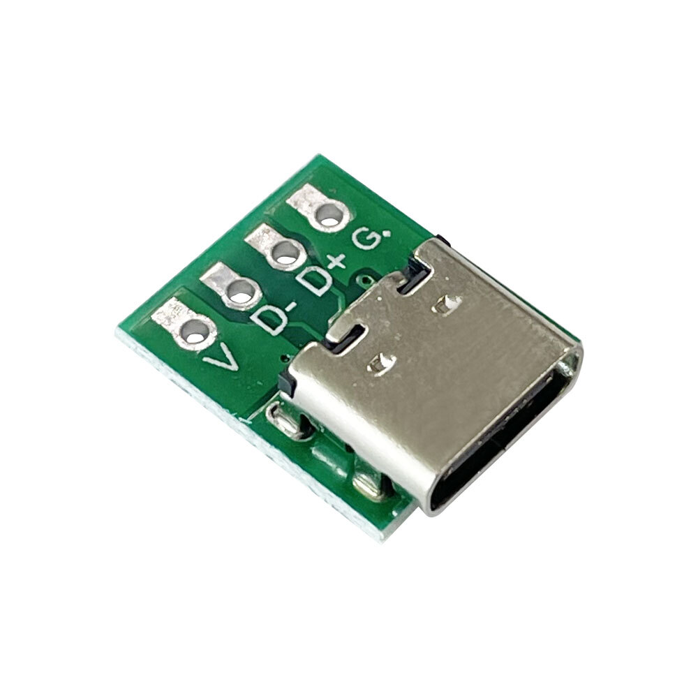 USB C타입 커넥터 암타입 4핀 PCB 변환기판 테스트보드 (HAM6215)