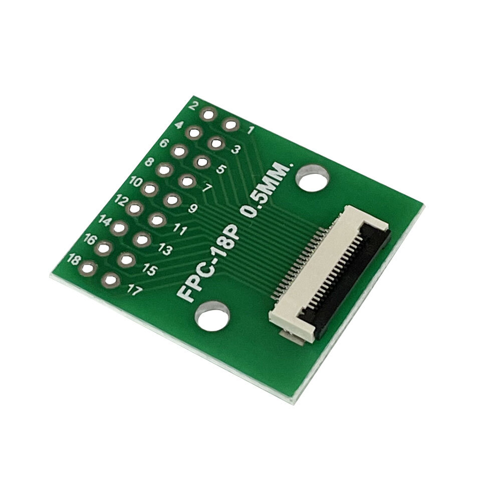FPC FFC 18핀 0.5mm 케이블 커넥터 PCB 변환 기판 (HAM6216)