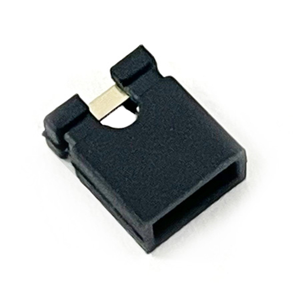 2.54mm 2핀 점퍼 쇼트 커넥터 블랙 (HBE1907)