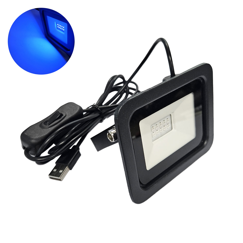 10W 5V UV LED 블랙라이트 자외선 방수 USB 365nm HCL7802