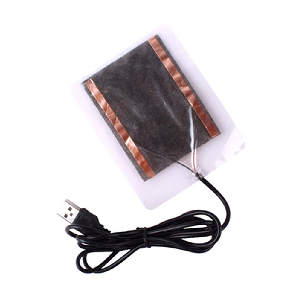 5V USB 포트 탄소섬유 발열 패드 히팅 필름 DIY용 100x80mm HCM0601