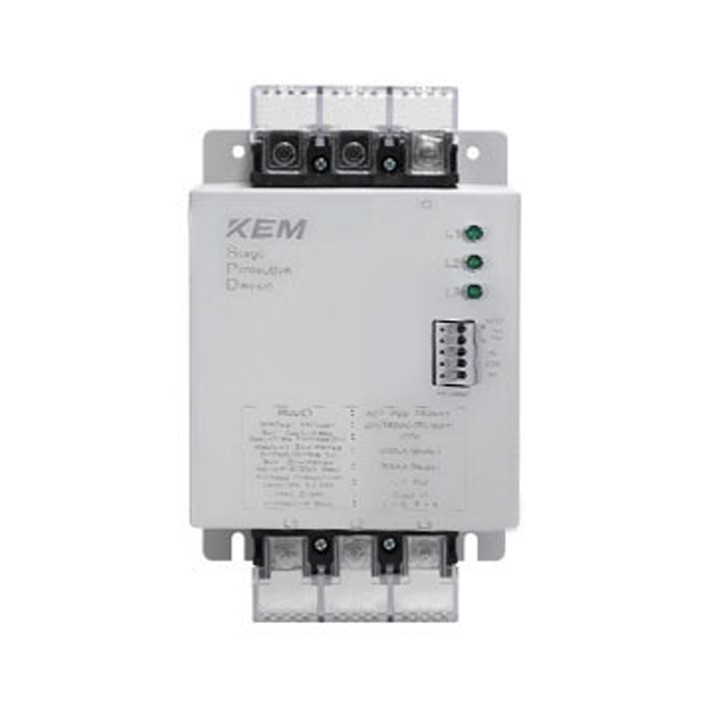 KEM 단상전원접지형 SPD 써지 보호장치 380V AC 200kA (KB2-200-380-3Y)