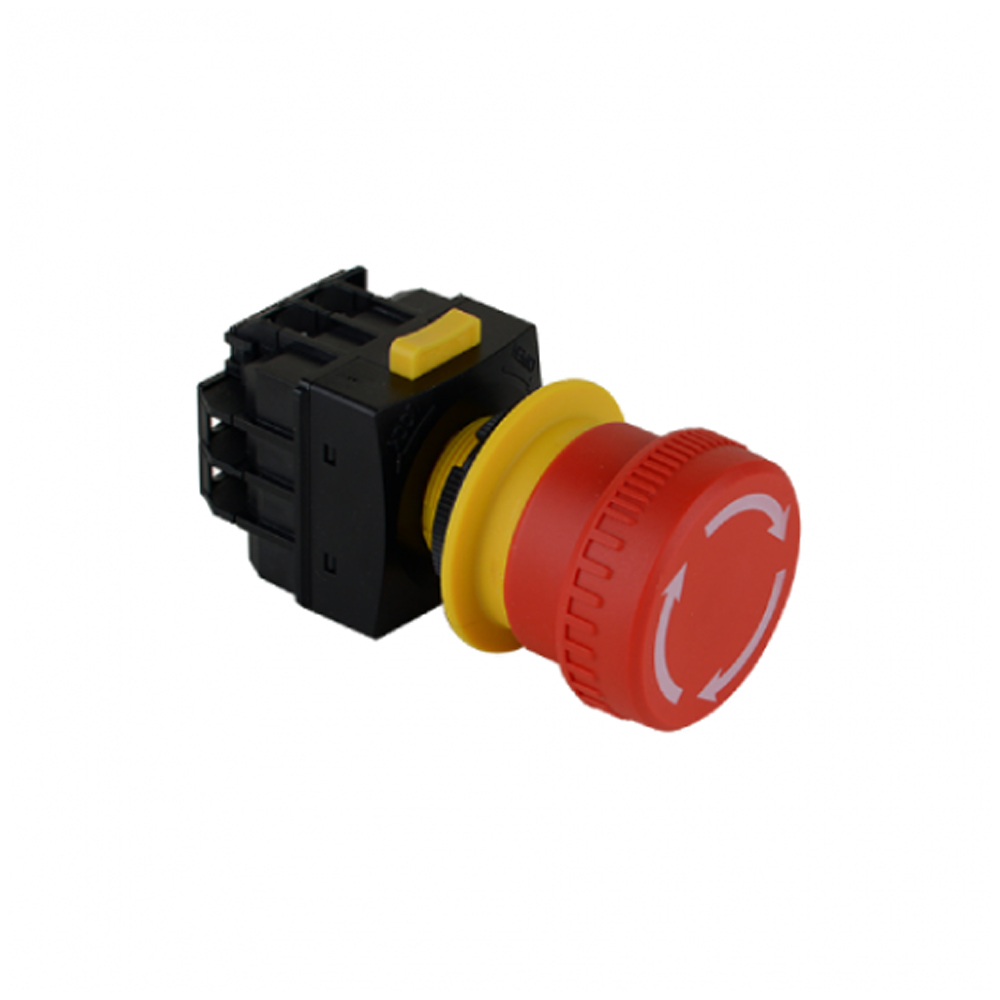 코이노 0A2B 푸시락 조광 비상 정지 스위치 버튼 60mm DC 12V ON-OFF 22mm (KSEB-2262C-02)