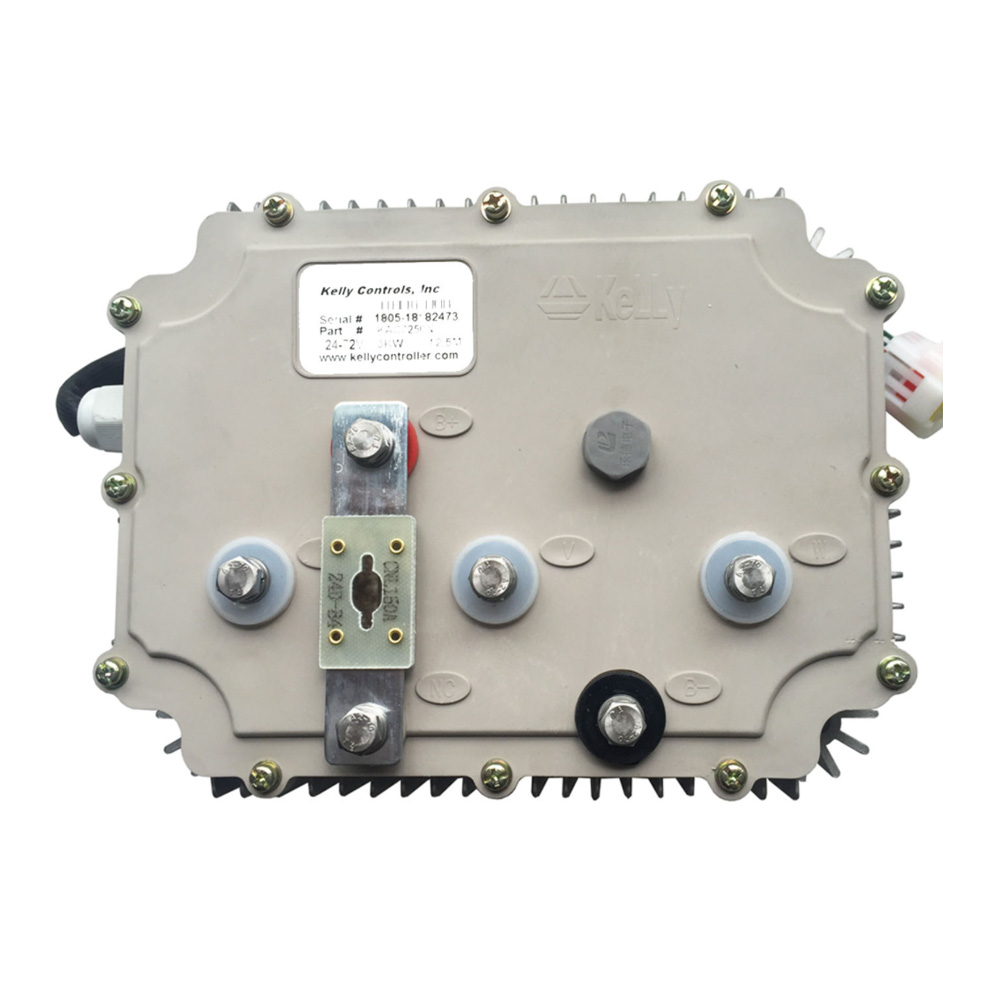 Kelly 밀폐형 사다리꼴 BLDC 모터 컨트롤러 48V-72V 110A (KVD7250N)