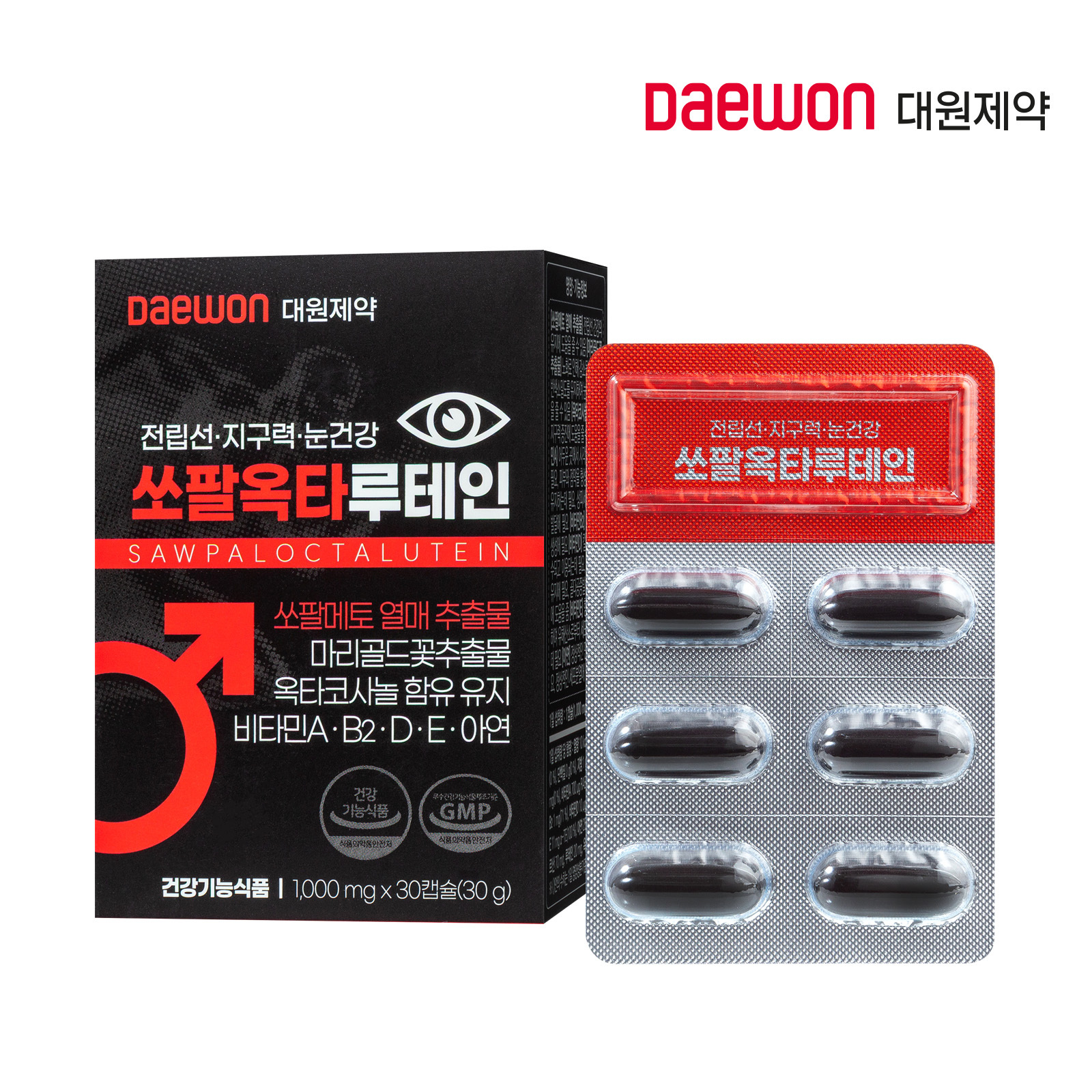 대원제약 쏘팔옥타루테인 1,000mg x 30캡슐