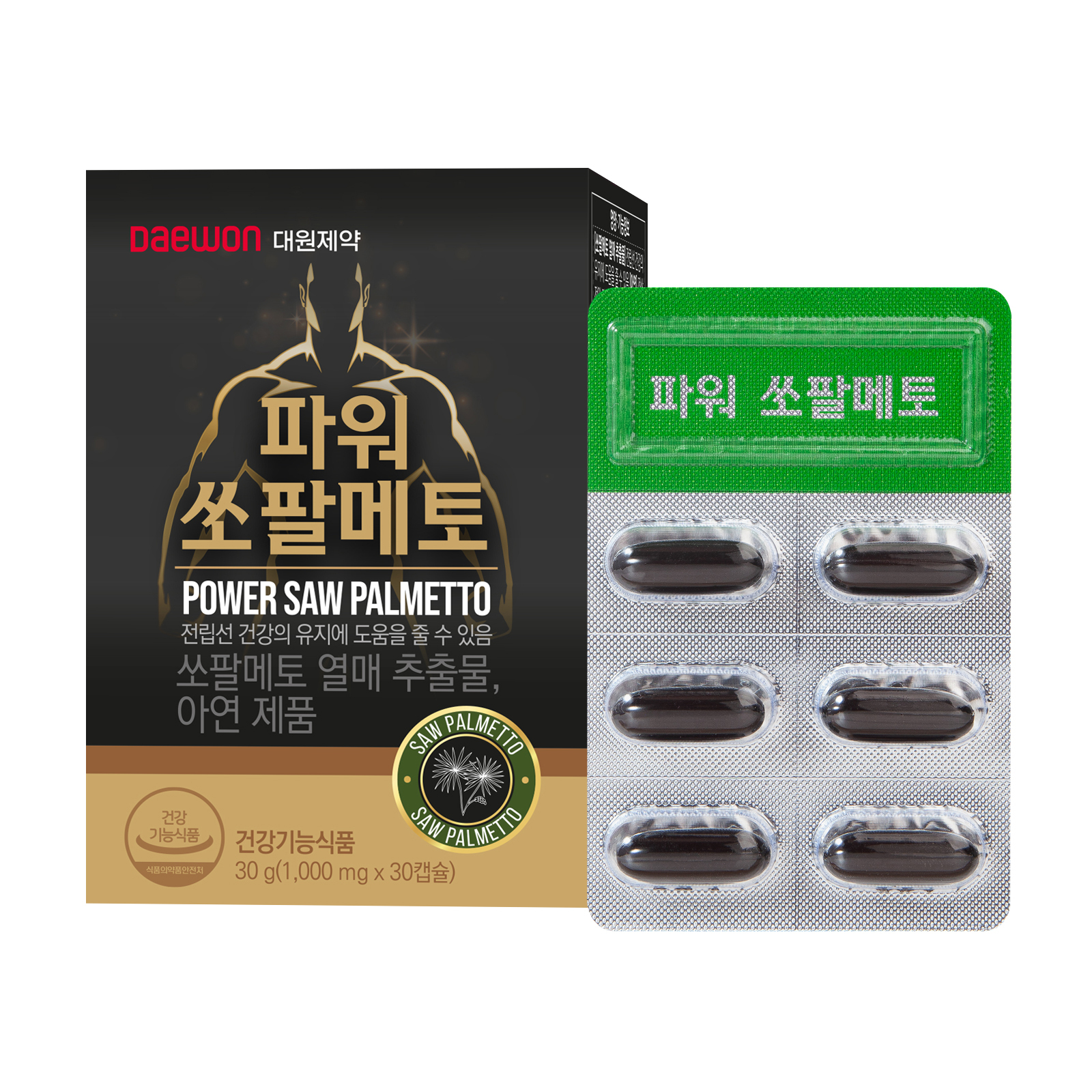 대원제약 파워쏘팔메토 1,000mg x 30캡슐