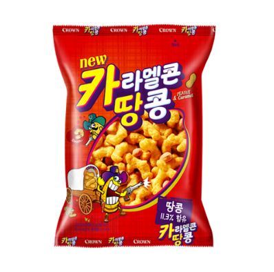 크라운)카라멜콘&땅콩1500(16)