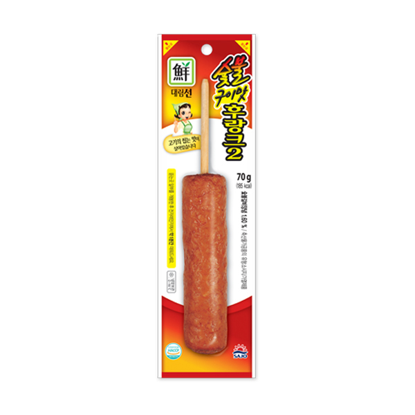 사조)숯불구이맛후랑크70g