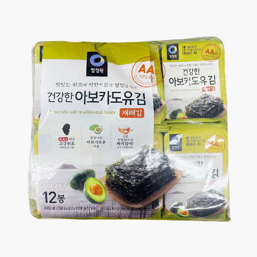 건강한 아보카도유김 재래김 4g*12p