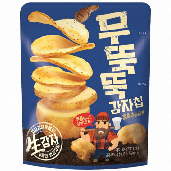 오리온)무뚝뚝감자칩60g(12)