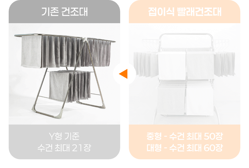 평생쓰는 공간절약 스텐 접이식 대용량 빨래건조대 상세 이미지 33