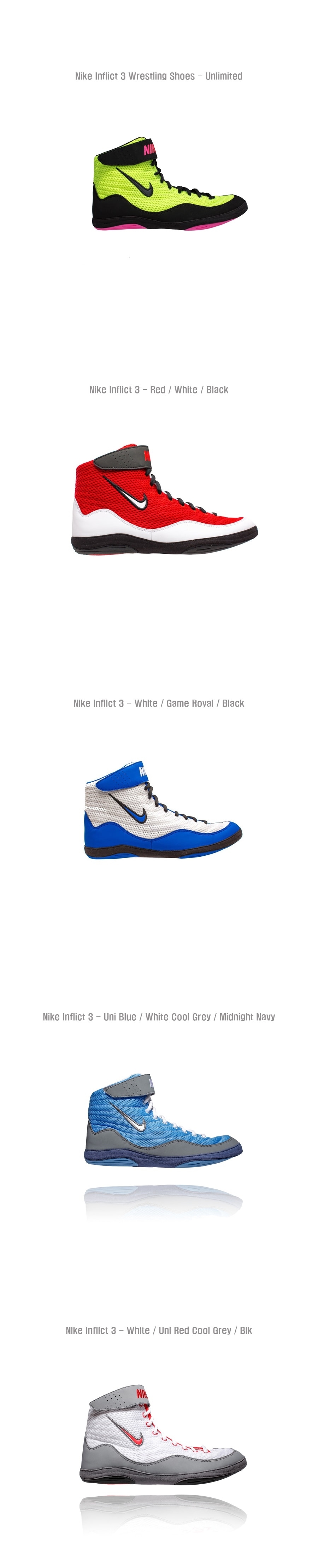 nike inflict 3 red and black