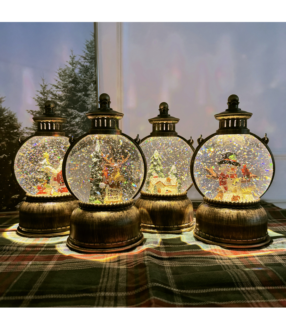 LED 크리스마스오르골 크리스마스무드등 스노우볼 워터볼 3type 상세 이미지 7