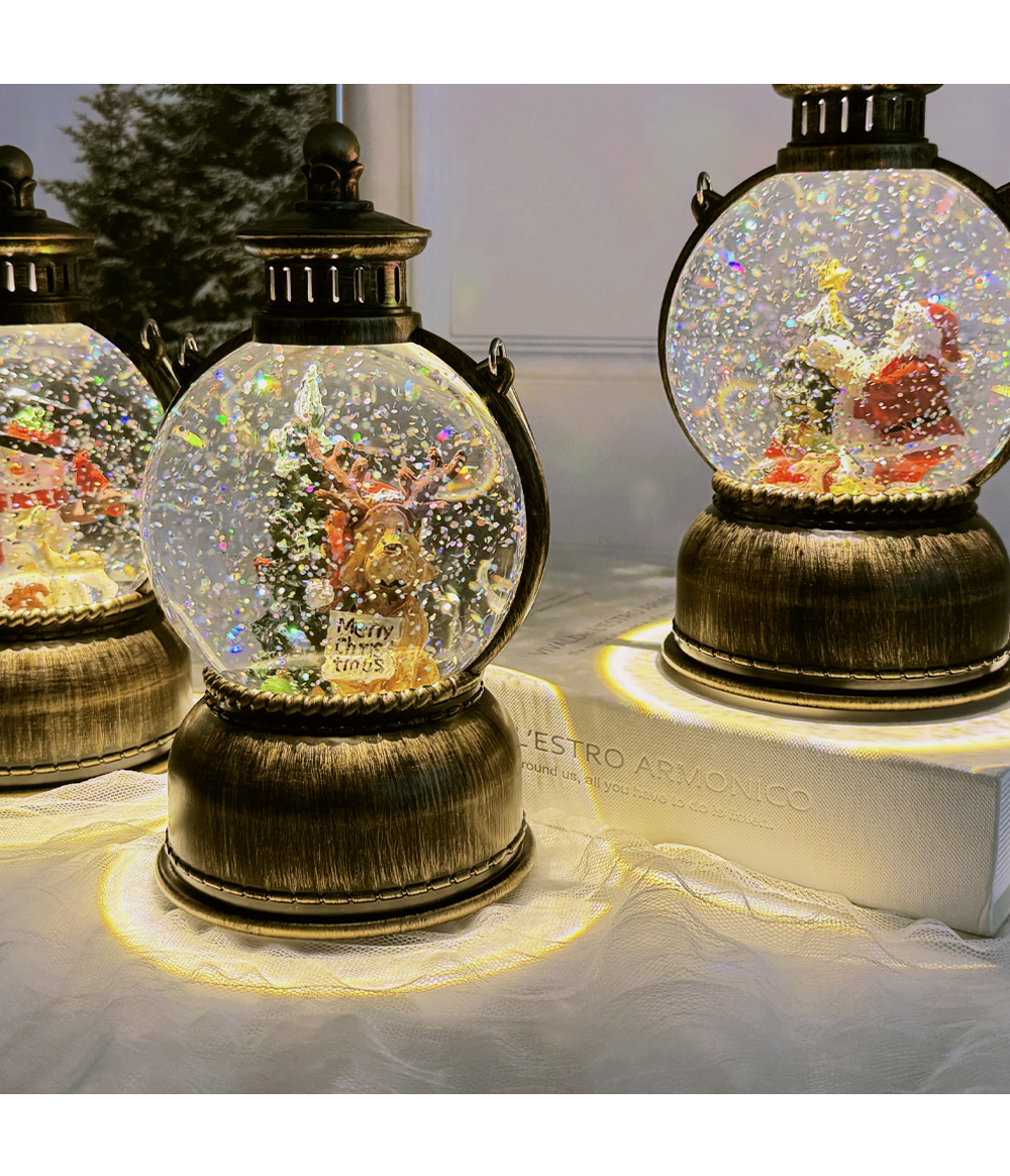 LED 크리스마스오르골 크리스마스무드등 스노우볼 워터볼 3type 상세 이미지 25
